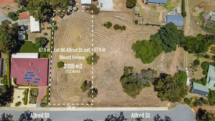 Proposed Lot 86 Alfred Street, Mount Helena WA 6082