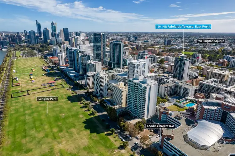 Second view of Homely apartment listing, 10/148 Adelaide Terrace, East Perth WA 6004