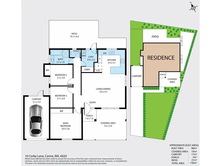 Third view of Homely house listing, 10 Corby Lane, Carine WA 6020