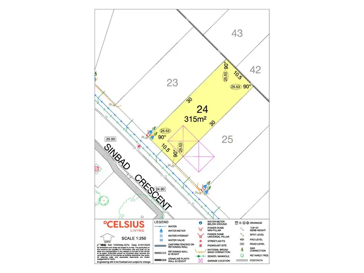 Main view of Homely land listing, Lot 24 Sinbad Crescent, Champion Lakes WA 6111
