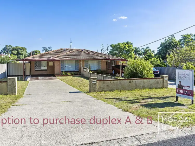 Main view of Homely semi-detached listing, 163A Crandon Street, Gosnells WA 6110