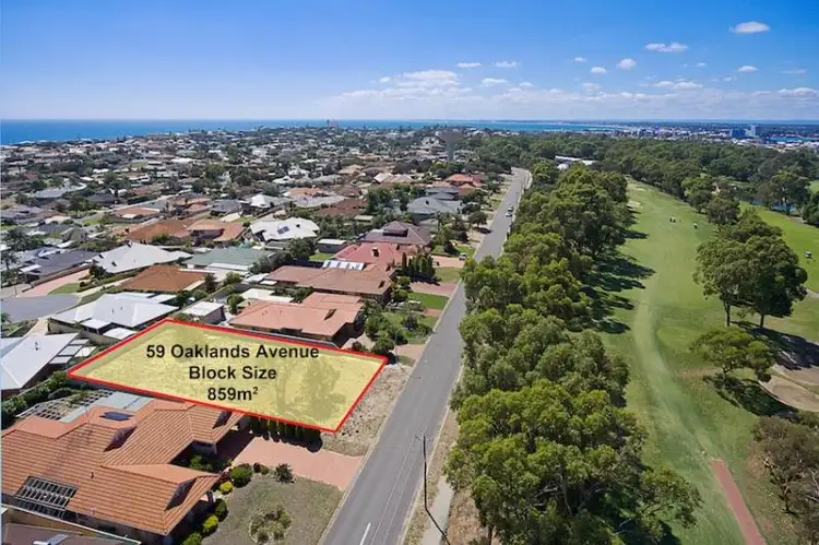 Main view of Homely land listing, 59 Oaklands Avenue, Halls Head WA 6210