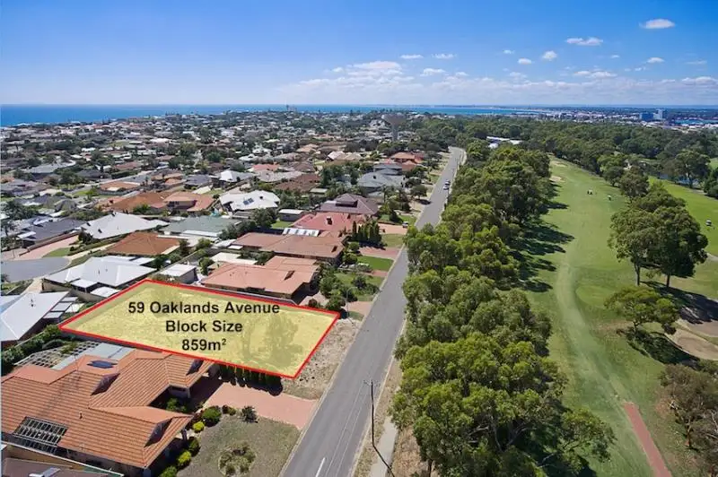Main view of Homely land listing, 59 Oaklands Avenue, Halls Head WA 6210