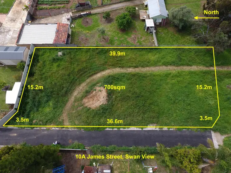 Main view of Homely land listing, 10A James Street, Swan View WA 6056
