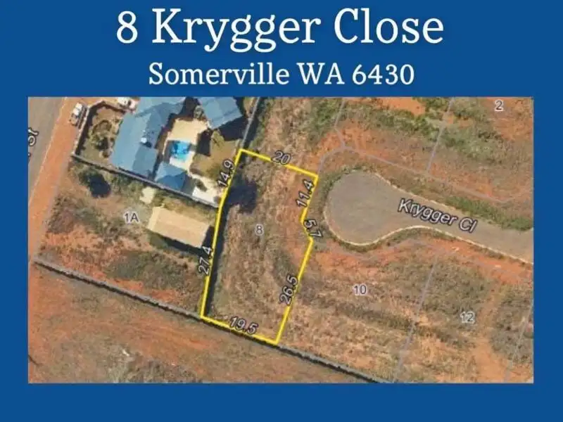 Main view of Homely land listing, 8 Krygger Close, Somerville WA 6430