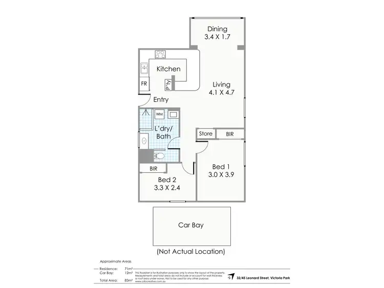 Sixth view of Homely apartment listing, 32/45 Leonard Street, Victoria Park WA 6100