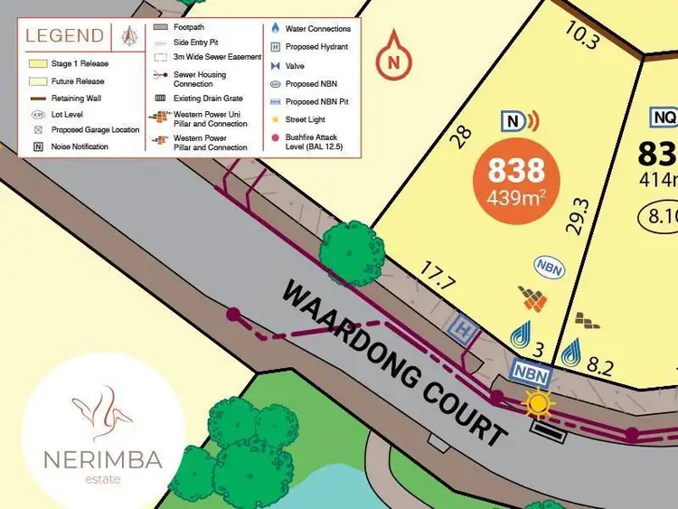Second view of Homely land listing, Lot 838, 21 Waardong Court, Halls Head WA 6210