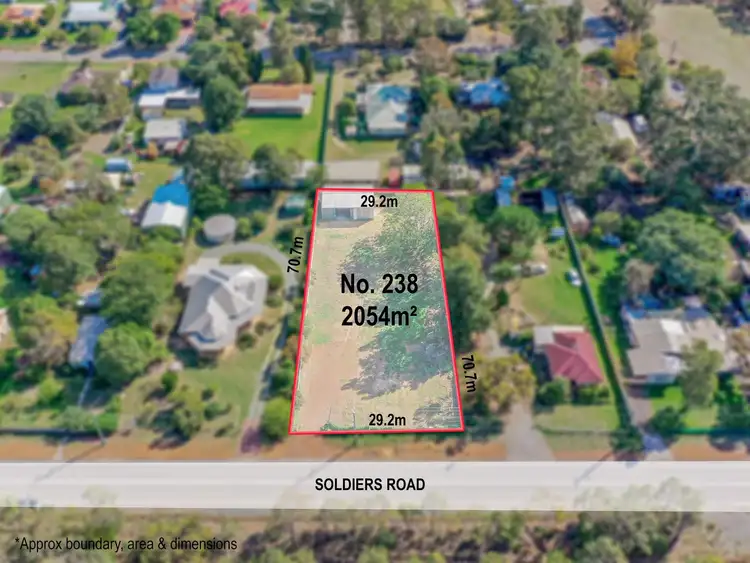 Main view of Homely land listing, 238 Soldiers Road, Cardup WA 6122