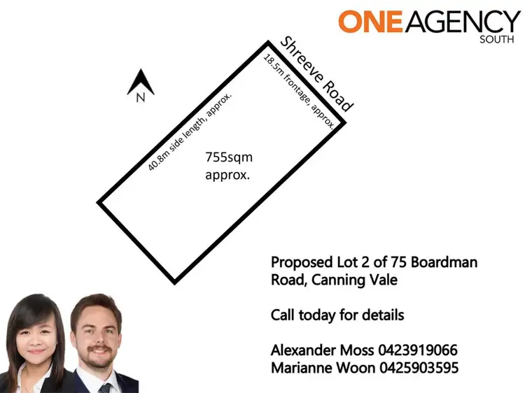 Second view of Homely land listing, Proposed lot Shreeve Road (75 Boardman Rd), Canning Vale WA 6155