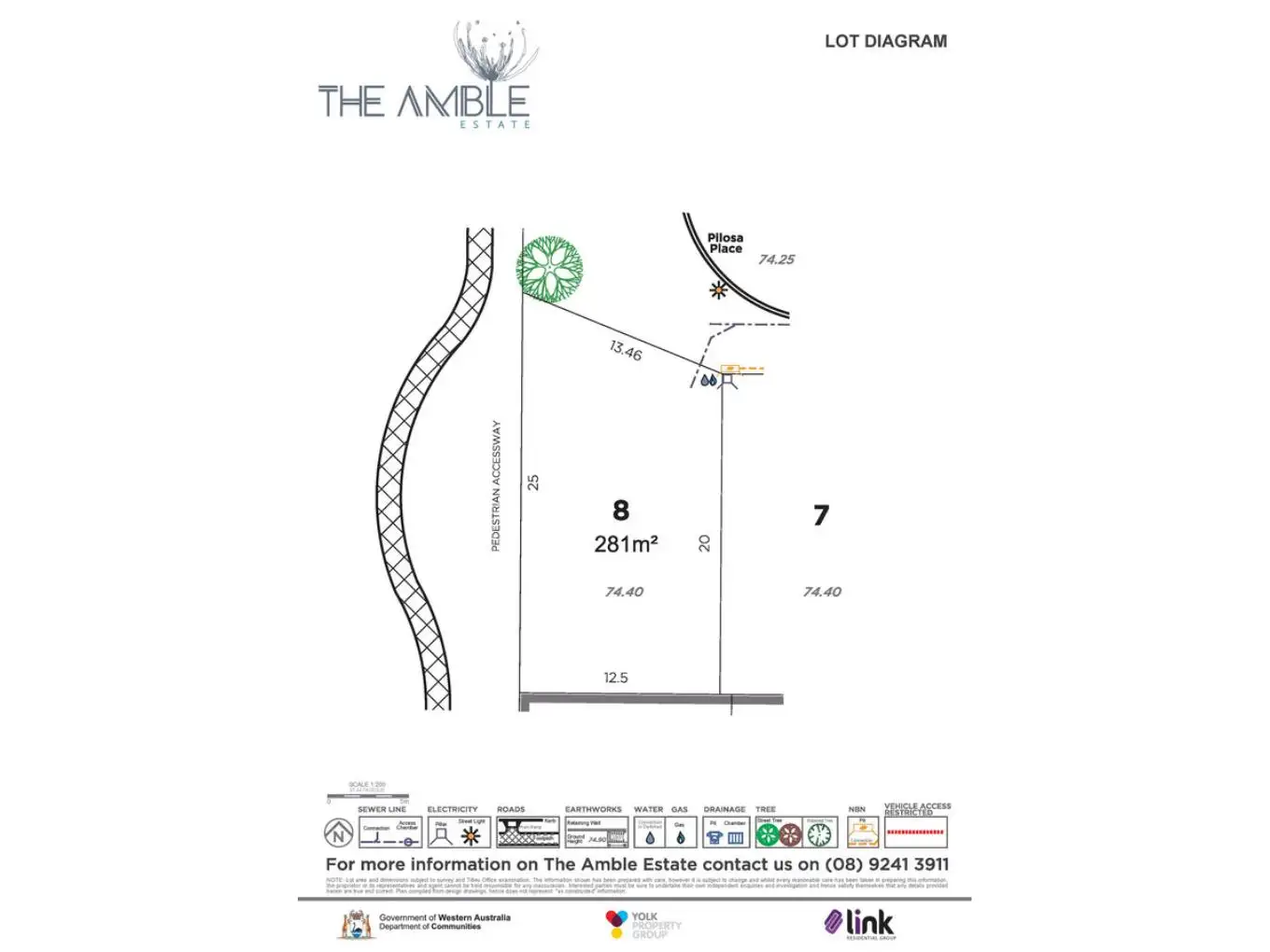 Main view of Homely land listing, Lot 8, Pilosa Place, Girrawheen WA 6064