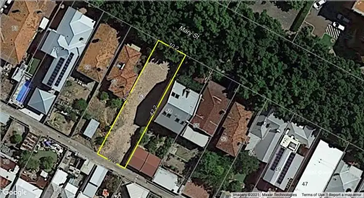 Main view of Homely land listing, 63 Mary Street, Highgate WA 6003
