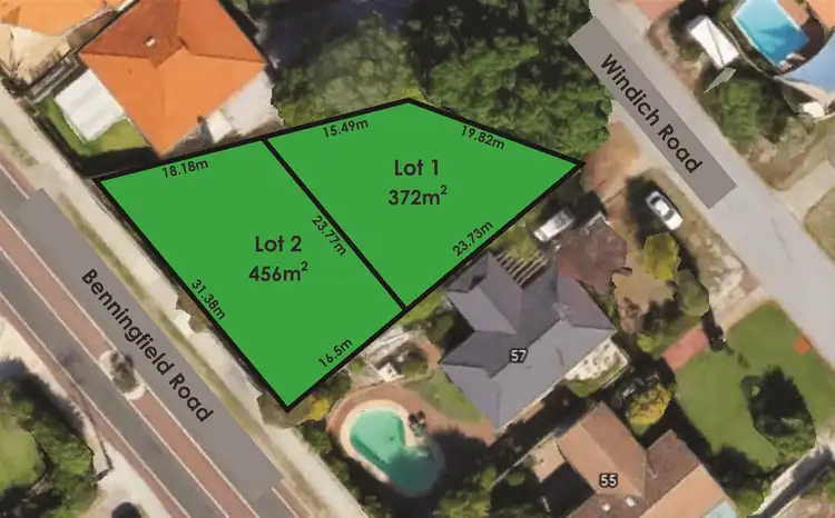 Second view of Homely land listing, Benningfield Road, Bull Creek WA 6149