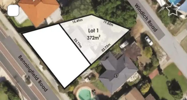 Main view of Homely land listing, 1/59 Windich Road, Bull Creek WA 6149