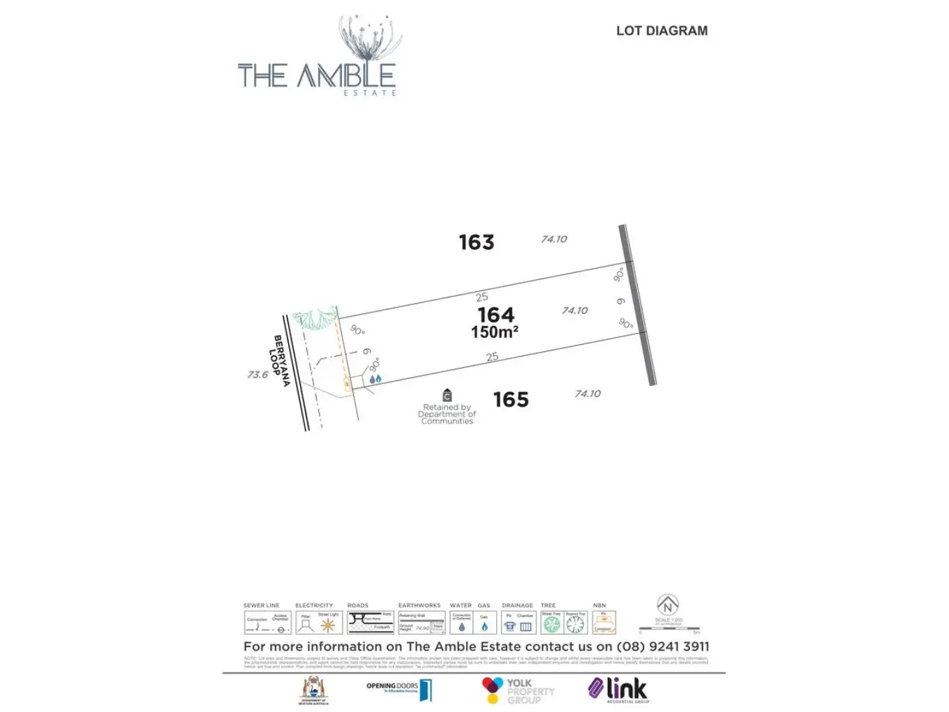 Main view of Homely land listing, Lot 164 Berryana Loop, Girrawheen WA 6064