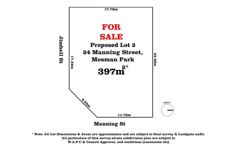 Third view of Homely land listing, Lot 2, 24 Manning Street, Mosman Park WA 6012