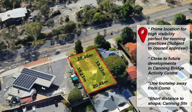 Main view of Homely land listing, 77 Manning Road, Manning WA 6152