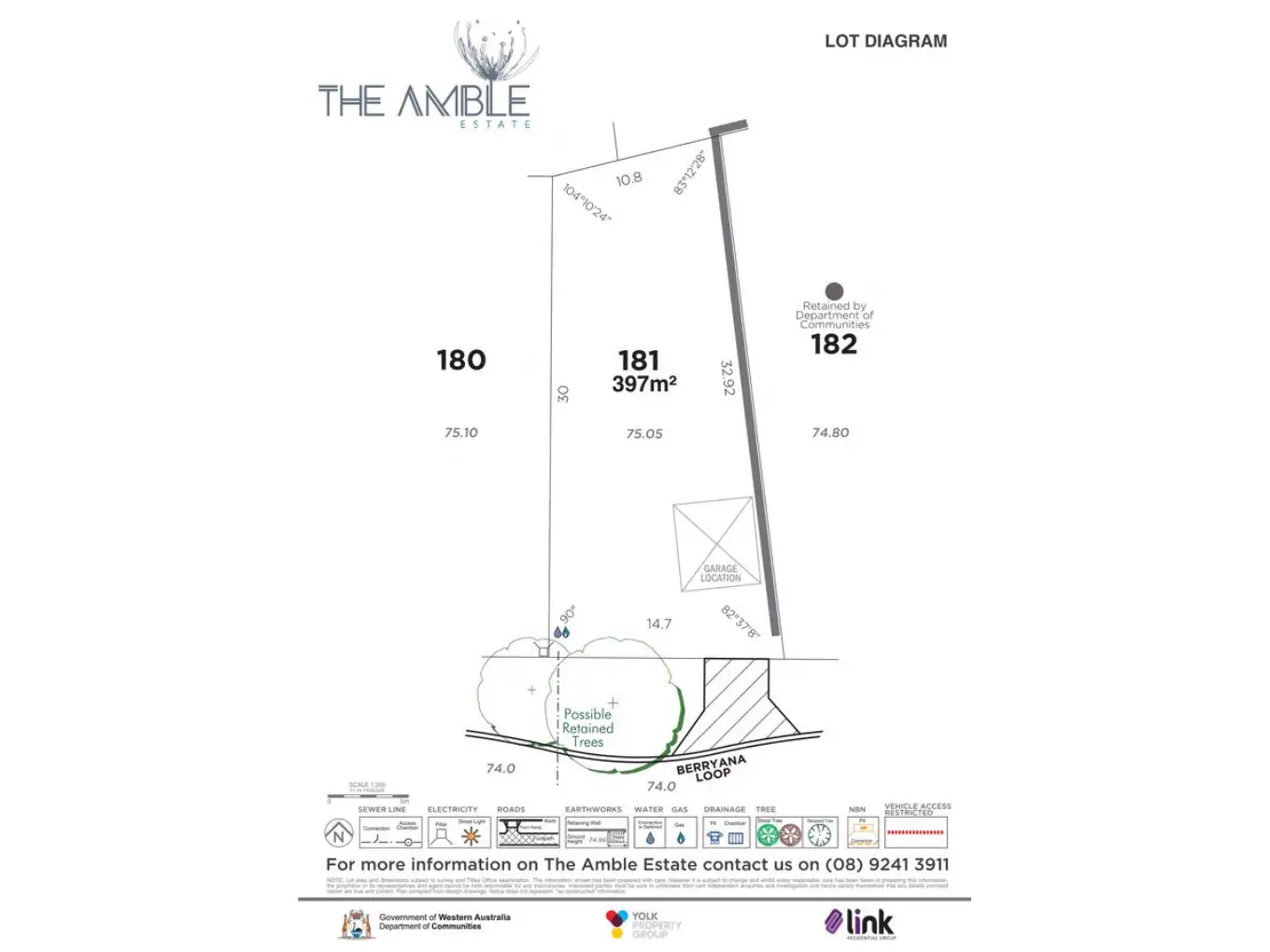 Main view of Homely land listing, Lot 181, Berryana Loop, Girrawheen WA 6064