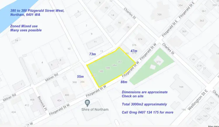 Third view of Homely land listing, 380-388 Fitzgerald Street West, Northam WA 6401