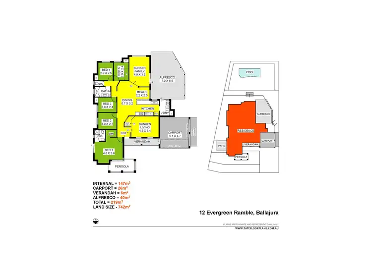 Third view of Homely house listing, 12 Evergreen Ramble, Ballajura WA 6066