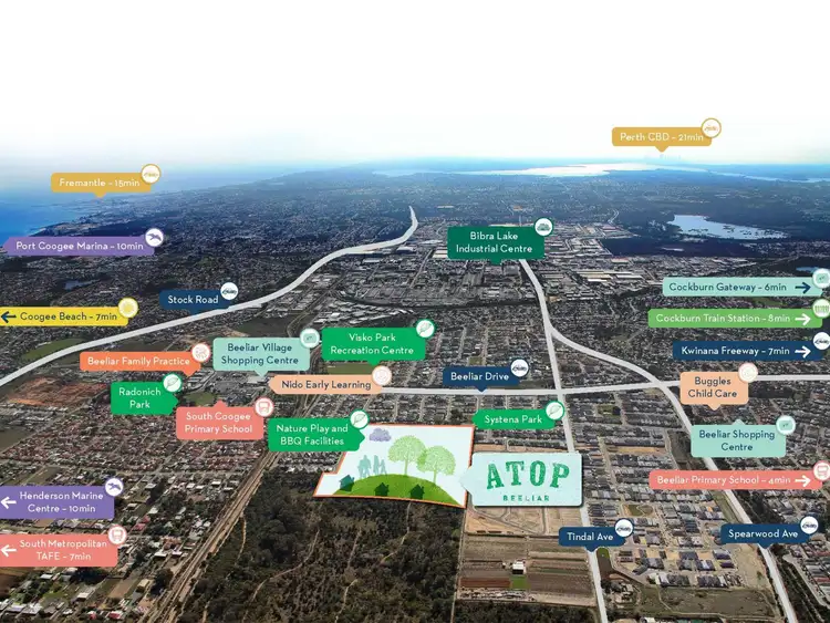 Second view of Homely land listing, Lot 108, Honeymyrtle Avenue, Beeliar WA 6164