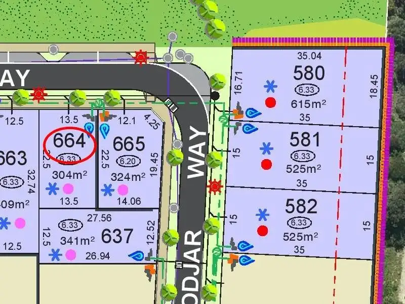Main view of Homely land listing, Lot 664 Moodjar Way, Baldivis WA 6171