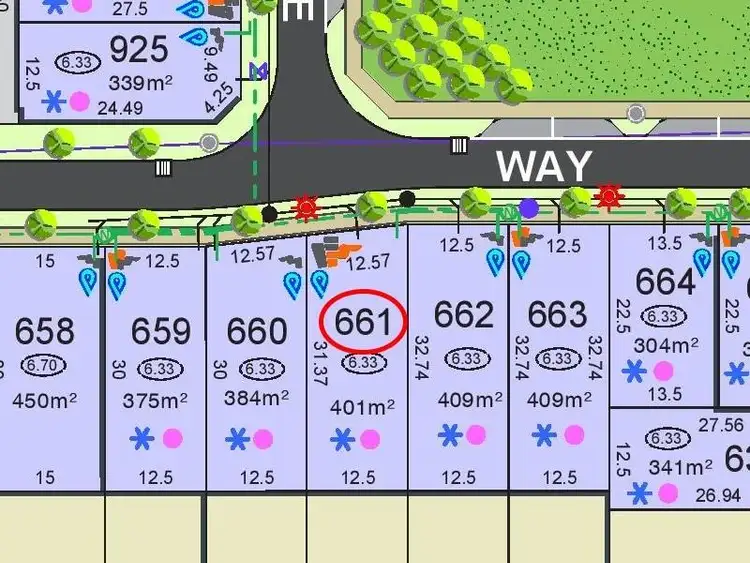 Main view of Homely land listing, Lot 661 Moodjar Way, Baldivis WA 6171
