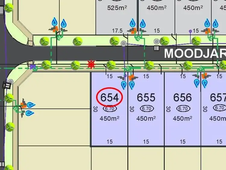 Main view of Homely land listing, Lot 654 Moodjar Way, Baldivis WA 6171