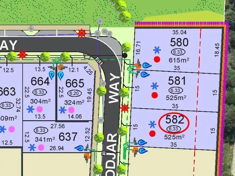Main view of Homely land listing, Lot 582 Moodjar Way, Baldivis WA 6171