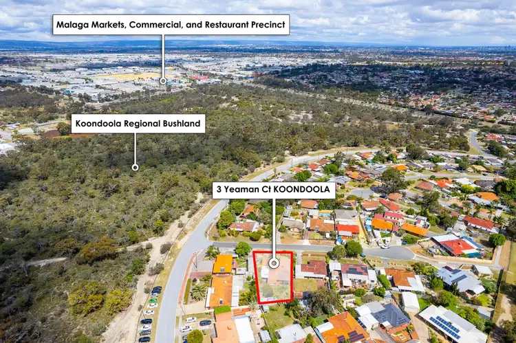 Third view of Homely house listing, 3 Yeaman Court, Koondoola WA 6064