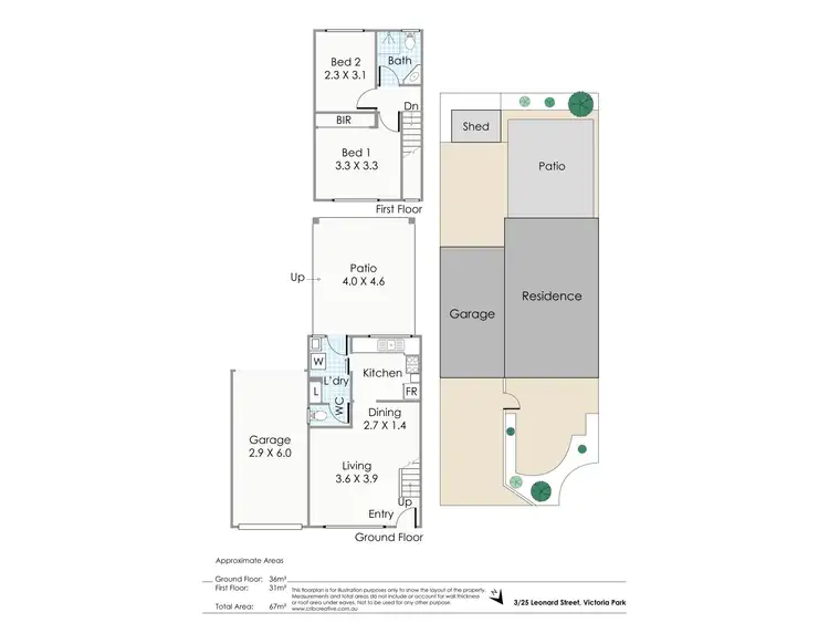 Fifth view of Homely house listing, 3/25 Leonard Street, Victoria Park WA 6100