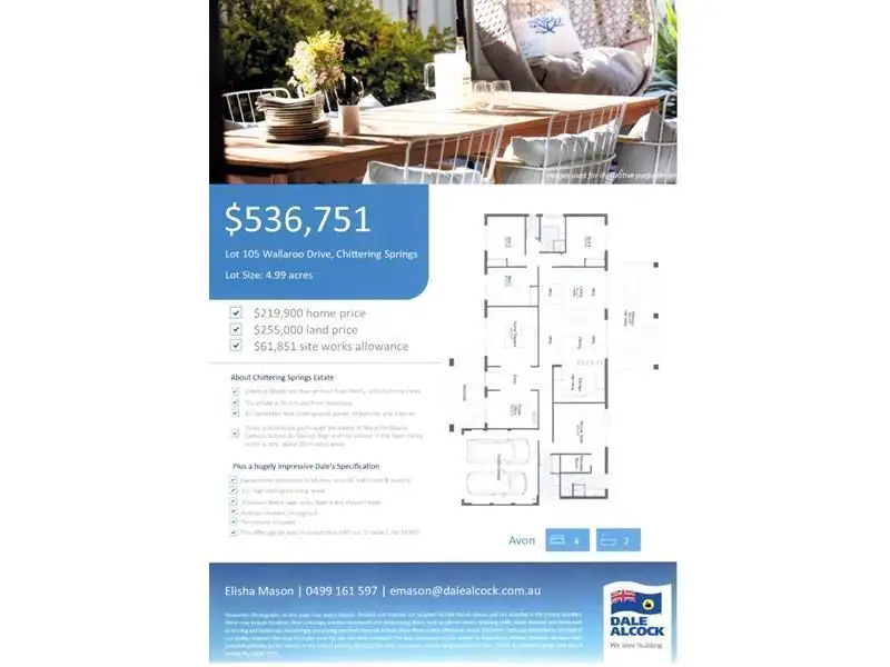 Main view of Homely house listing, 18 Wallaroo Drive, Chittering WA 6084