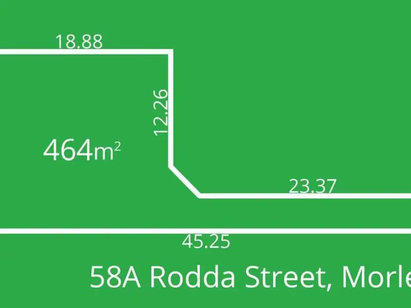 Main view of Homely land listing, 58A Rodda Street, Morley WA 6062