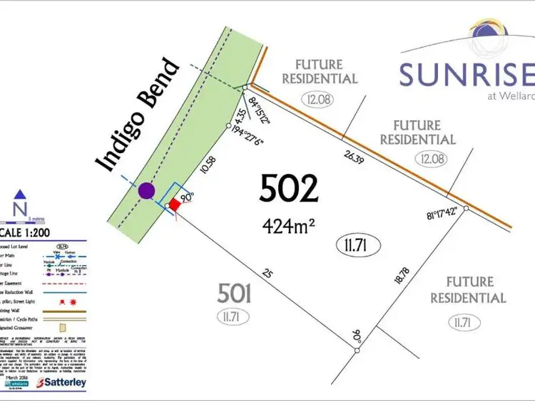 Fifth view of Homely land listing, LOT 502 Indigo Bend, Wellard WA 6170