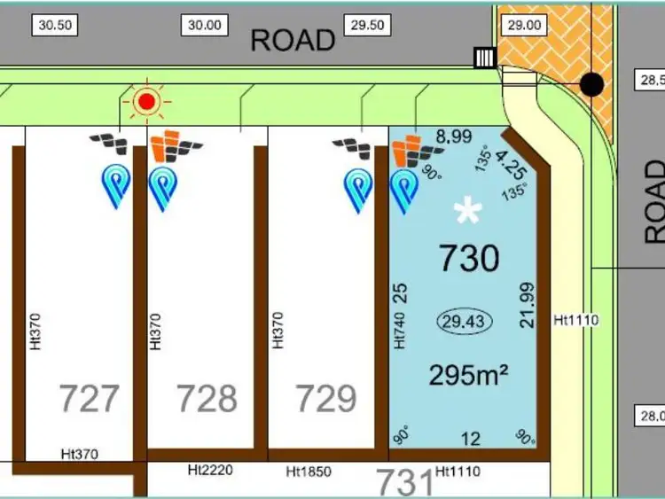 Main view of Homely land listing, Lot 730, Laddon Road, Clarkson WA 6030