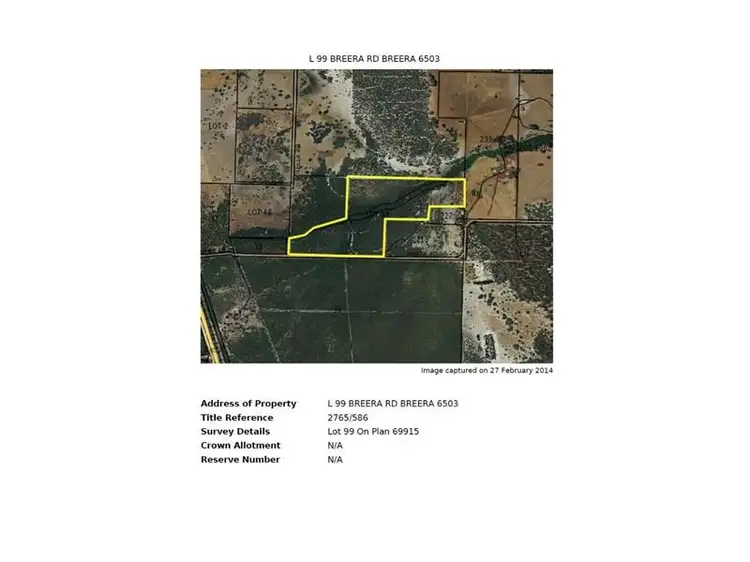 Second view of Homely rural property listing, Lot 99 Breera, Gingin WA 6503