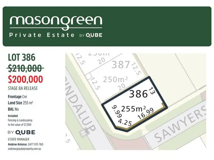 Main view of Homely land listing, Lot 386, Pindalup Street, Piara Waters WA 6112