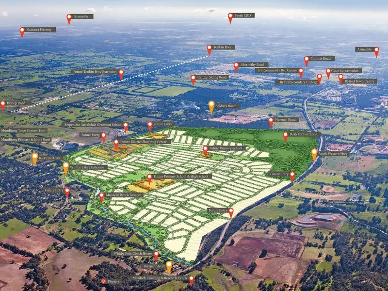 Main view of Homely land listing, Lot 60, 33 Windrow Grove, Whitby WA 6123