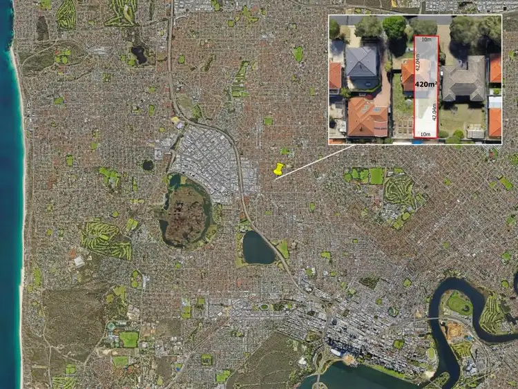 Second view of Homely land listing, 50B Powell Street, Joondanna WA 6060