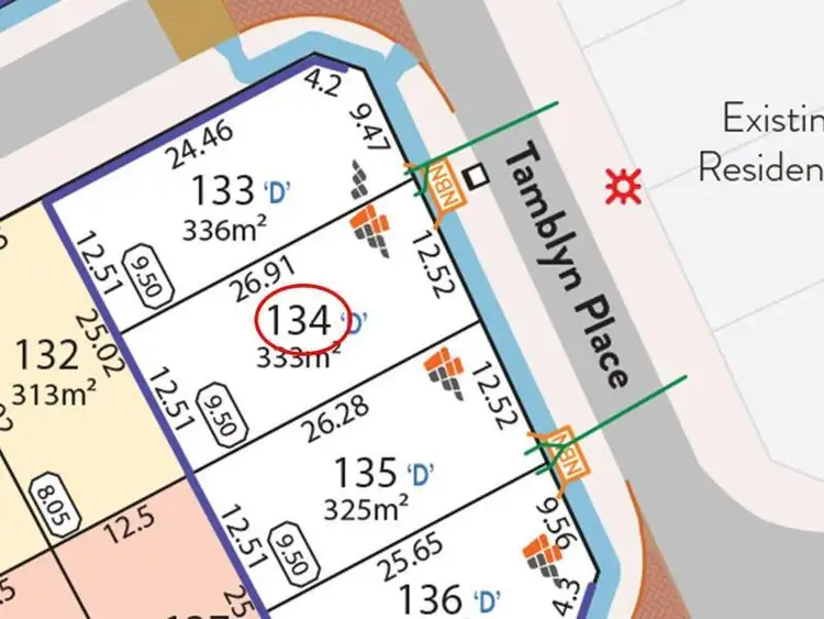 Main view of Homely land listing, Lot 134/834, Tamblyn Place, Wellard WA 6170