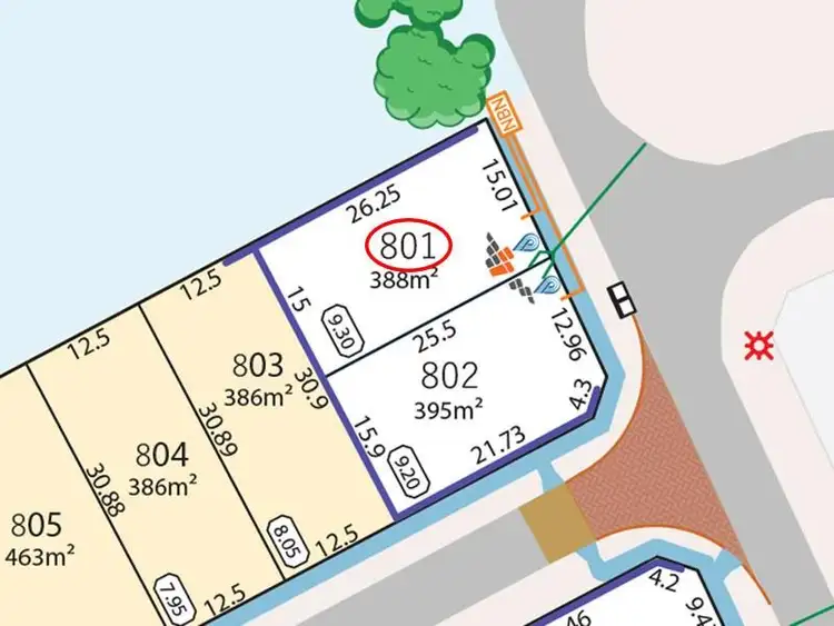 Main view of Homely land listing, Lot 801, Tamblyn Place, Wellard WA 6170