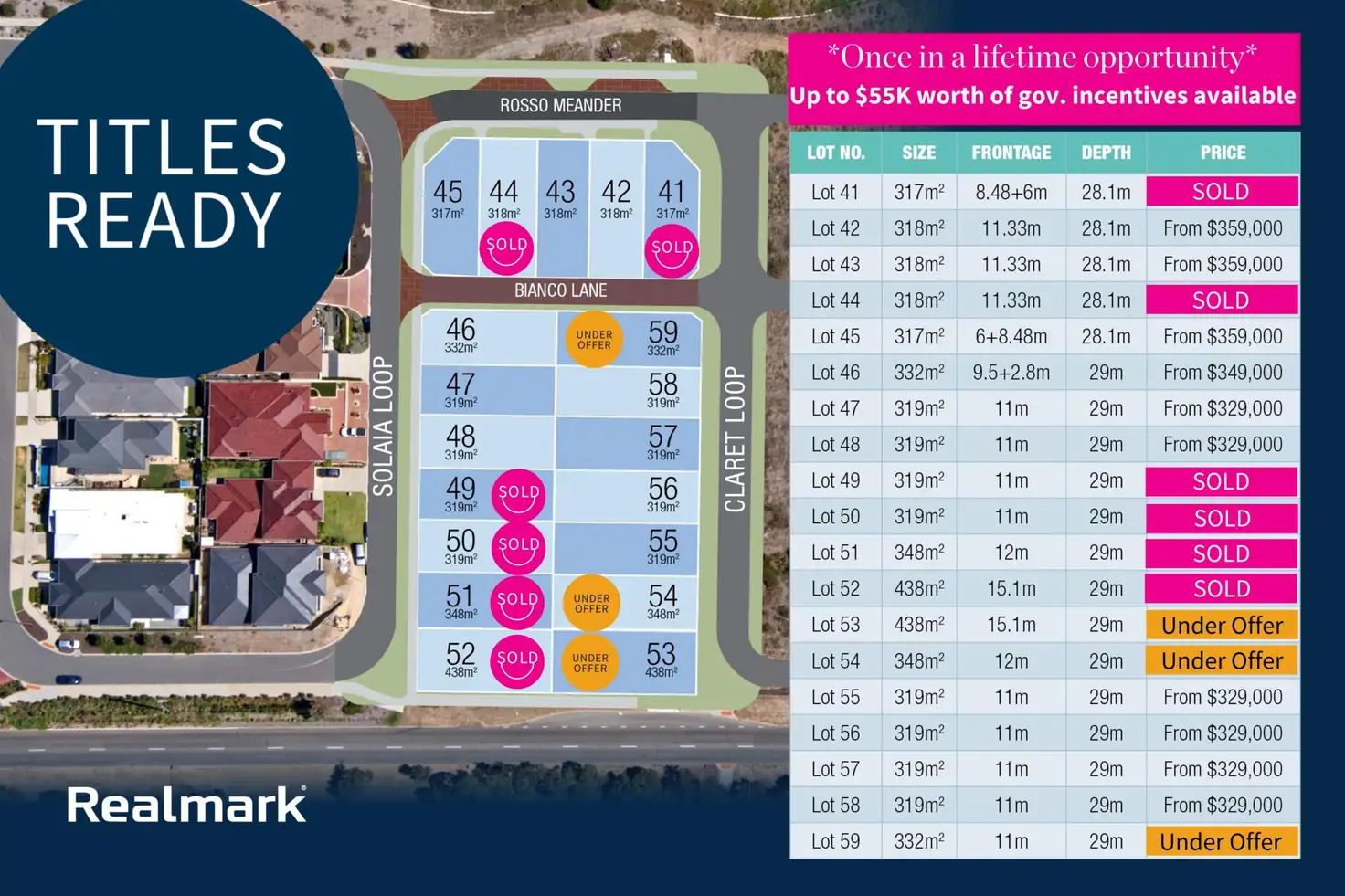Main view of Homely land listing, Lot 48 Solaia Loop, Woodvale WA 6026
