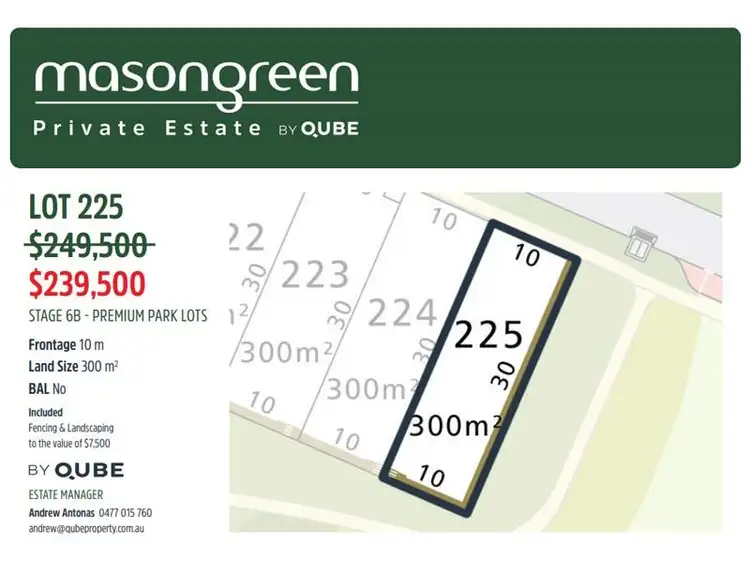 Main view of Homely land listing, Lot 225, Donnelly Street, Piara Waters WA 6112