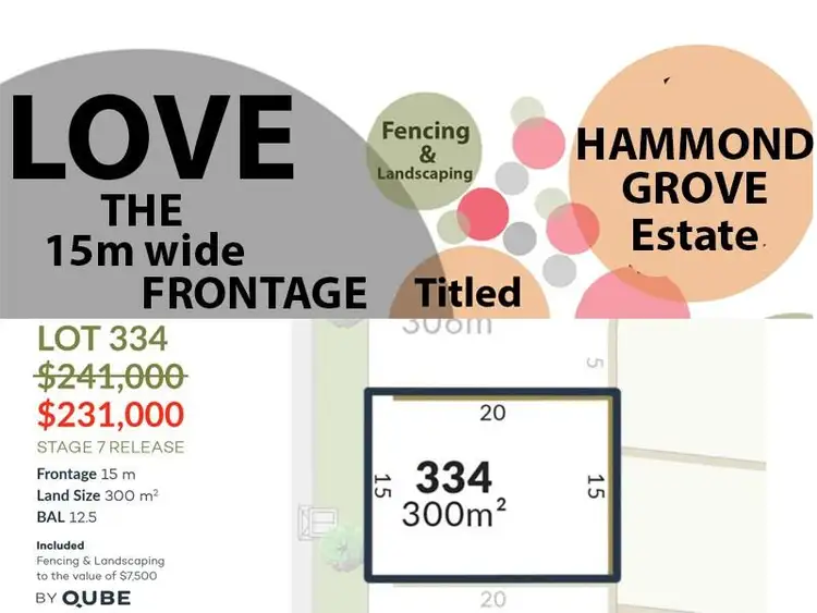 Lot 334, Melbourne Loop, Hammond Park WA 6164