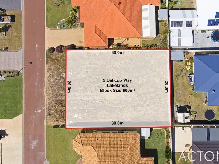 Second view of Homely land listing, 9 Balicup Way, Lakelands WA 6180