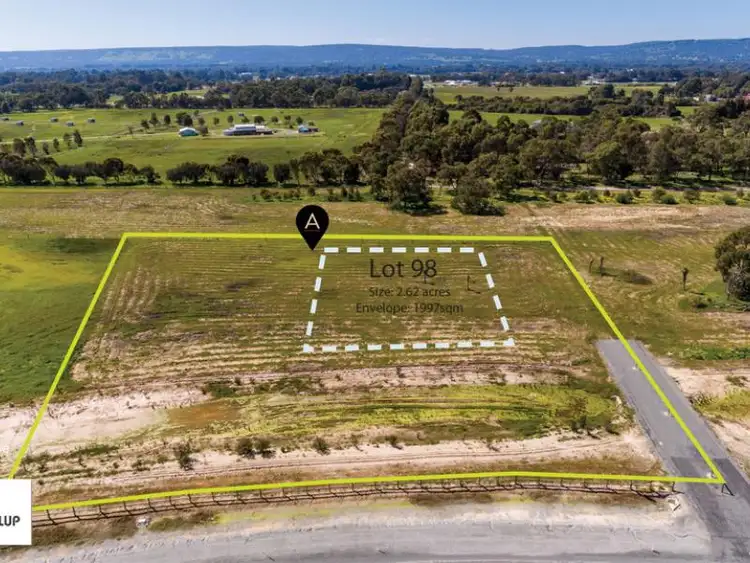 Main view of Homely land listing, Lot 98 Hasluck Circuit, North Dandalup WA 6207