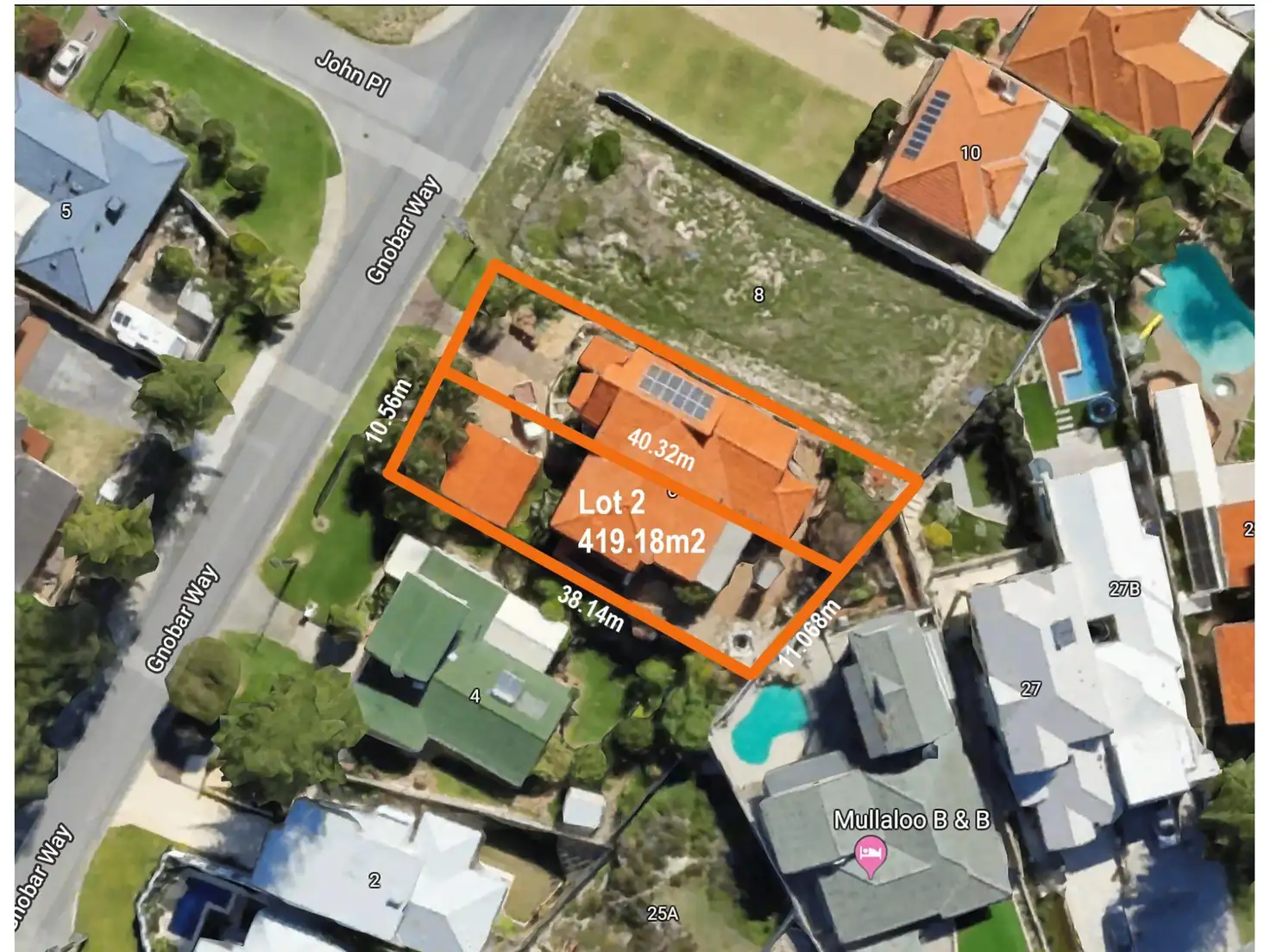 Main view of Homely land listing, Lot 2, 6 Gnobar Way, Mullaloo WA 6027