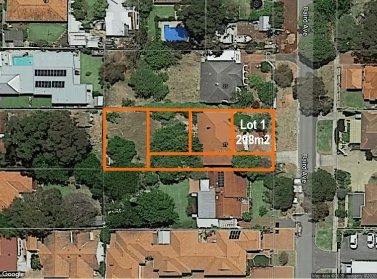 Main view of Homely land listing, Lot 1, 27 Baird Avenue, Nedlands WA 6009