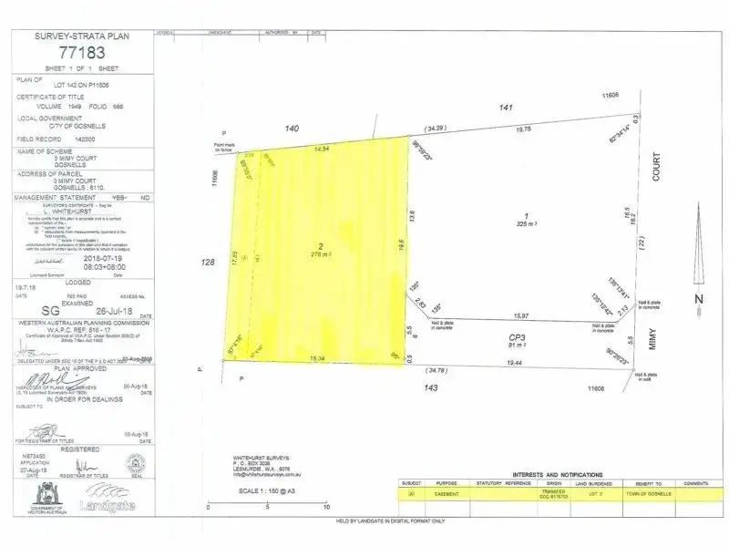 Main view of Homely land listing, 3A Mimy Court, Gosnells WA 6110