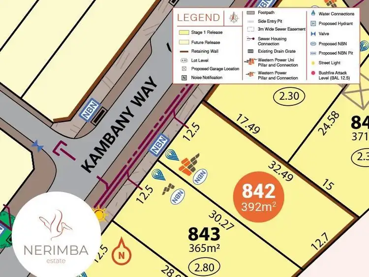 Second view of Homely land listing, Lot 842, 84 Leisure Way, Halls Head WA 6210