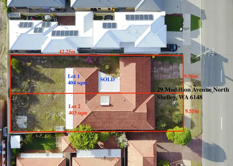 Second view of Homely land listing, Lot 2, 29 Modillion Avenue N, Shelley WA 6148